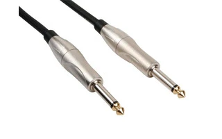 Cable guitarra prof. Jack de metal de 6.35mm a Jack 6.35mm 5 metros