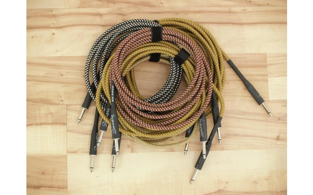 DIMAVERY Cable de instrumento, 3 m, bk/sil