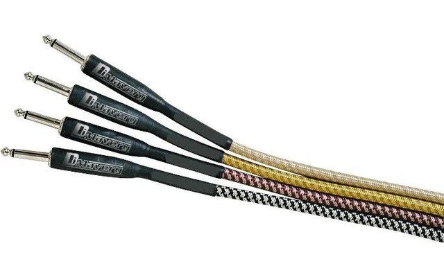 DIMAVERY Cable de instrumento, 3 m, bk/sil