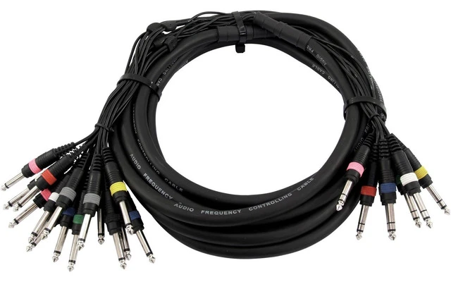 Omnitronic Cable Snake 8xJack / 16xJack mono 15m