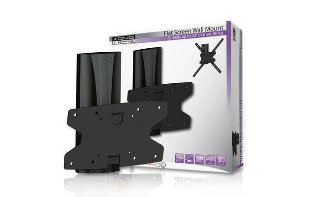 Soporte de pared para pantalla plana (max. 42") König