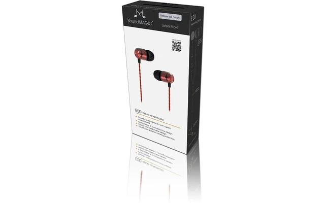 SoundMagic E50 Negro / Rojo