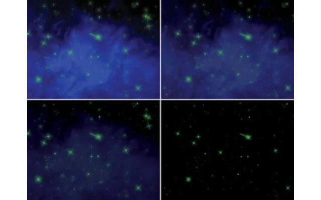 Efecto estrella laser