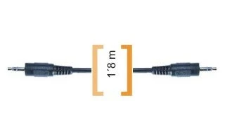 Jack macho 3´5 mm estéreo - cable 1´8 m - Jack macho 3´5 m