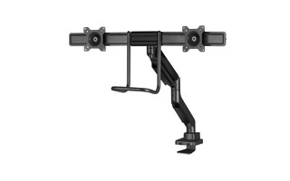 Audizio MAD20F Heavy Duty Double Monitor Arm with Handle 17-32"