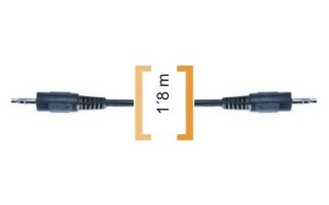 Jack macho 3´5 mm estéreo - cable 1´8 m - Jack macho 3´5 m