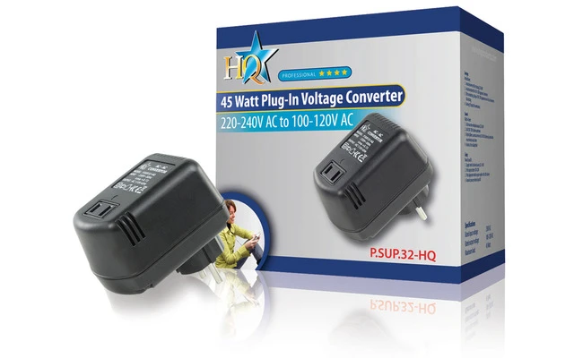 Conversor de tensión 230 V - 110 V 45 W