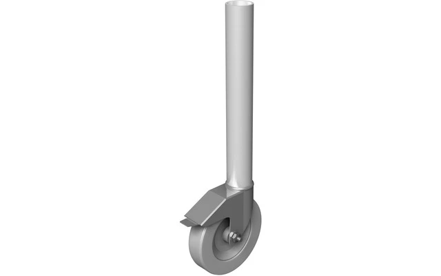 Power Dynamics Pata redonda para tarima 40cm con rueda + freno