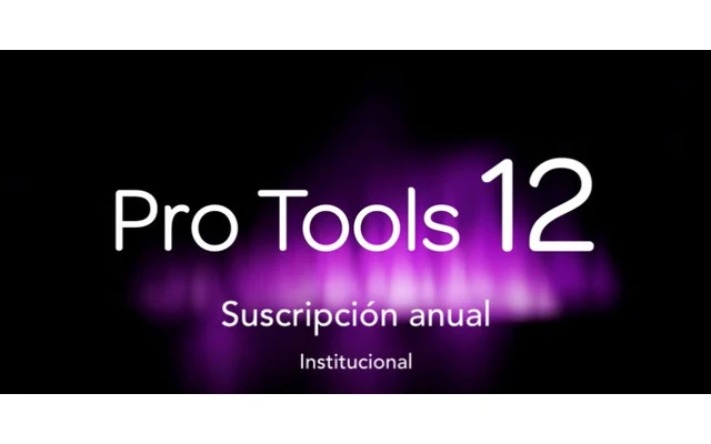 AVID PRO TOOLS 12 INSTITUCIONAL - Tarjeta de activacion + Ilok