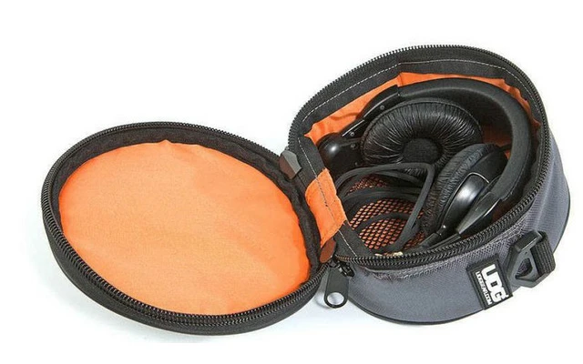 UDG Bolsa auriculares Gris Metalizado / Naranja