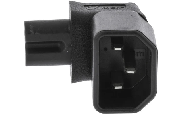 Conector de Alimentación Macho de Policloruro de vinilo (PVC)