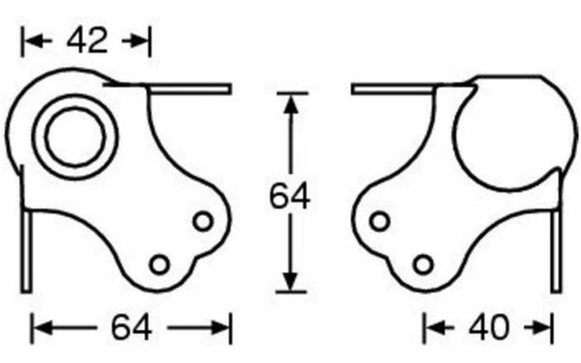 Adam Hall 4102 - Cantonera de Bola apilable 3 patas