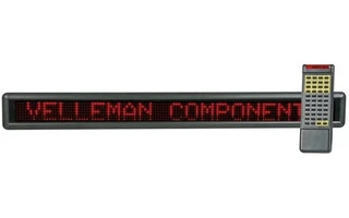 Mensaje rodante 7 x 120 LEDs - ROJO - MML24R