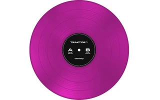 Traktor Control Vinyl Neon Pink Transparent