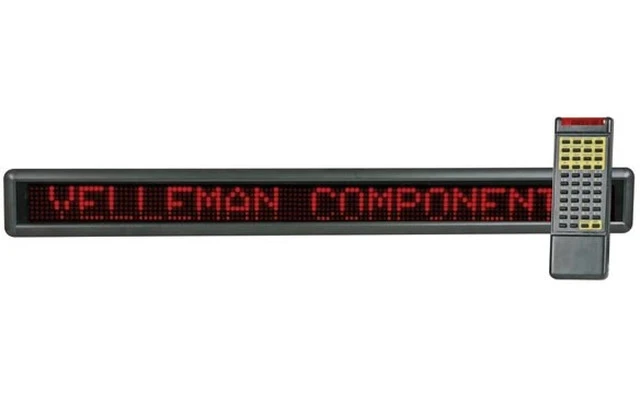 Mensaje rodante 7 x 120 LEDs - ROJO - MML24R