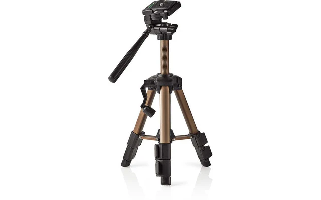 Trípode - Panorámica e Inclinación - Hasta 3 kg - 61 cm - Bronce - Nedis TPOD3000BZ