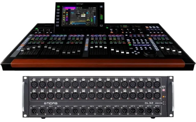 Behringer Wing Black + Midas DL32