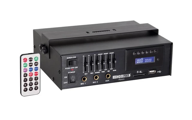 AMPLIFICADOR PA - 15W rms - CON USB/SD