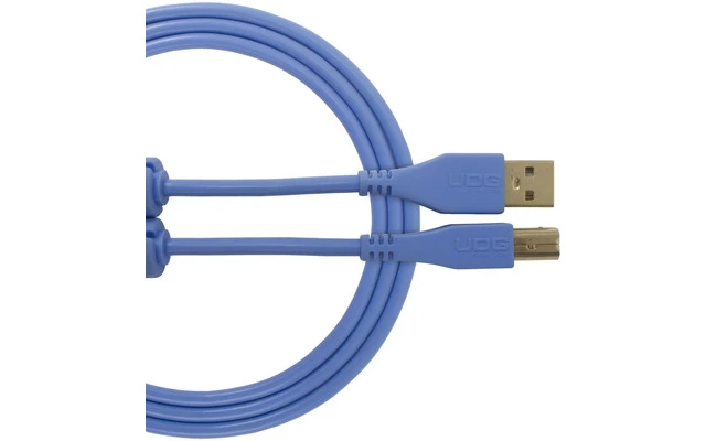 UDG Cable USB 2.0 A-B - Recto - Azul - 1 Metro