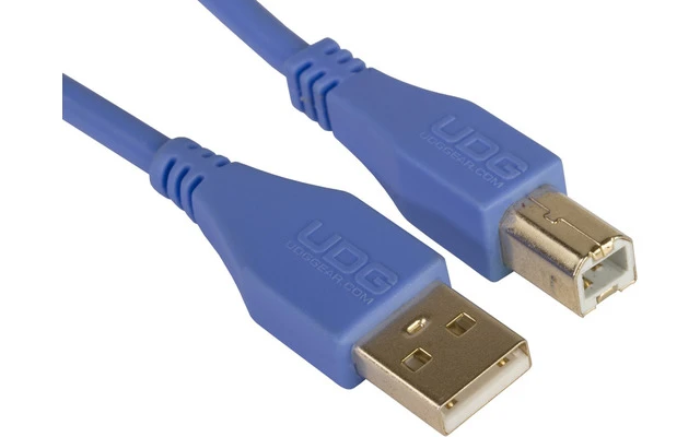 UDG Cable USB 2.0 A-B - Recto - Azul - 1 Metro