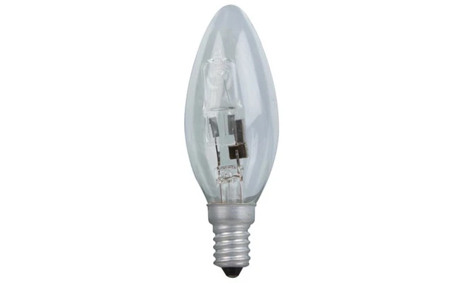 BOMBILLA ECO HALÓGENA C35 - E14 - 18 W - 220-240 V - 2700 K - TRANSPARENTE