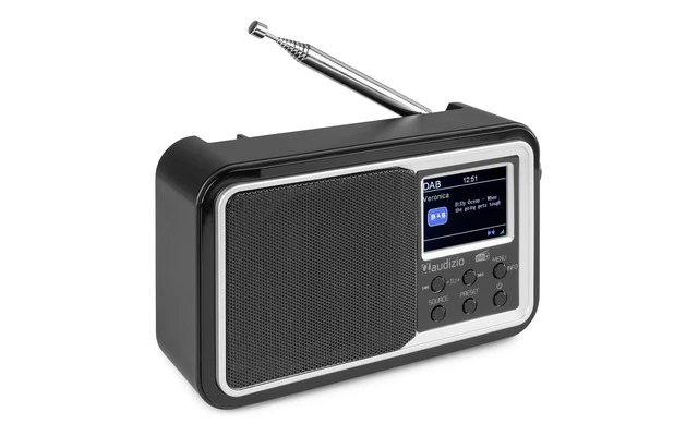 Audizio Parma Portable DAB+ Radio Black