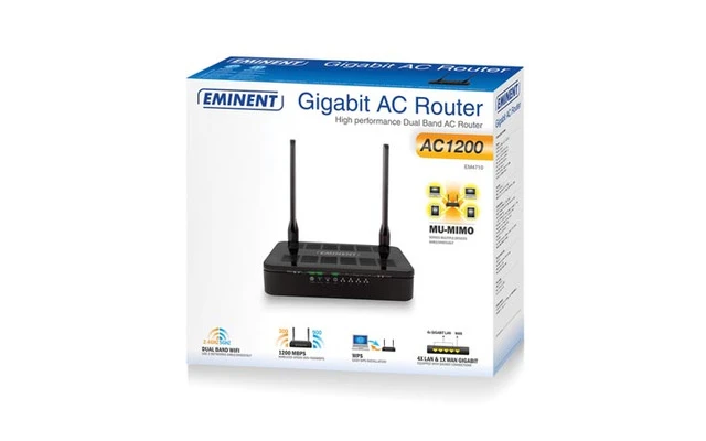 EMINENT - ROUTER GIGABIT DE DOBLE BANDA AC1200
