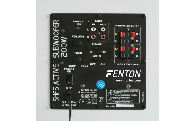 Fenton SHFS08W
