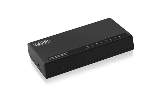 EMINENT - SWITCH DE 8 PUERTOS GIGABIT