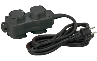 DAP Audio 2 + 2 Alargador Schuko 3 x 1.5 mm2