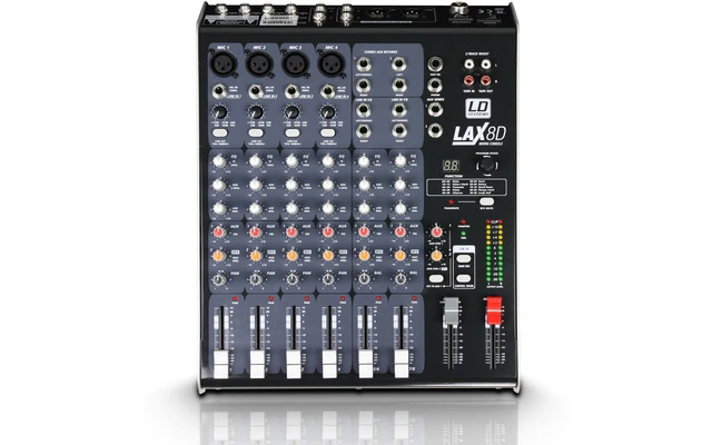 LD Systems LAX 8 D - Mesa de Mezclas 8 Canales con DSP