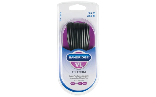 Cable de conexión de Módem/Fax/Contestador 10.0 m