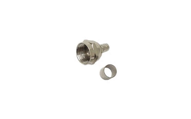 CONECTOR F MACHO, PARA CRIMPAR RG6/U