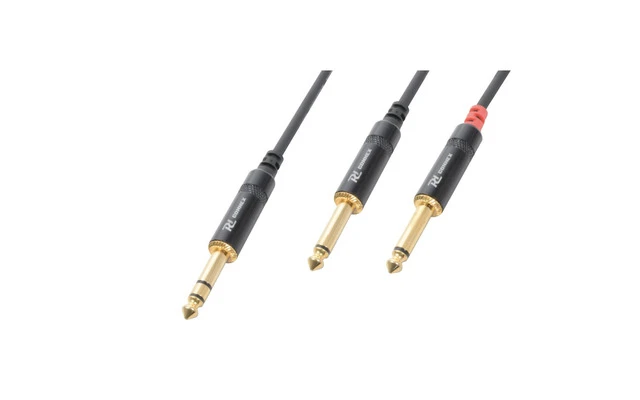 PD Connex Cable 6.3 Stereo- 2x6.3 Mono 3.0m