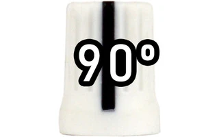 DJ TechTools Chroma Caps Super Knob 90º Blanco