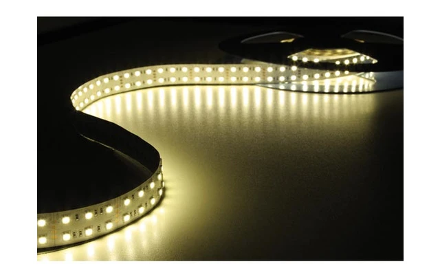 CINTA DE LEDs FLEXIBLE - COLOR BLANCO CÁLIDO 3500K - 600 LEDs - 5m - 24V