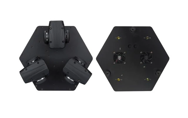 TRIMO 310 - cabeza móvil - 3 cabezas - 3 x LED blanco de 10 W