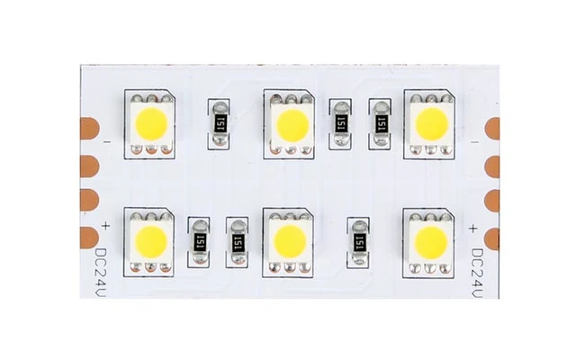 CINTA DE LEDs FLEXIBLE - COLOR BLANCO CÁLIDO 3500K - 600 LEDs - 5m - 24V