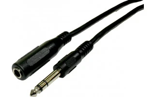 Cable Jack 6.3mm Macho a Hembra Stereo 1.5 metros