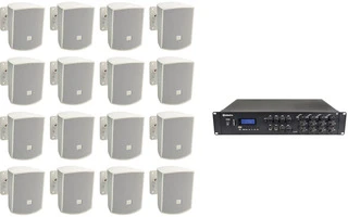 Adastra A8 + JBL Control 52 Blanco ( 16 Parejas )