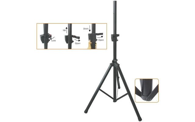 EK Audio SS046 - Soporte para altavoz con sistema seguridad