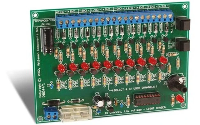 Generador de efectos luminosos de 10 canales, 12V