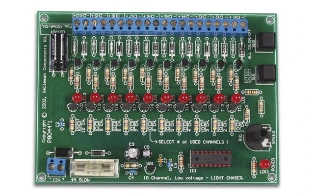 Generador de efectos luminosos de 10 canales, 12V