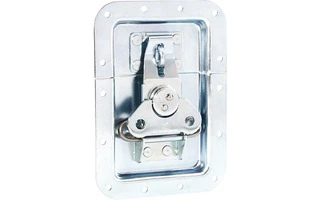 Adam Hall Hardware 17256 - Cierre de Mariposa grande sin paso Perfil Profundidad 14 mm con Paso 