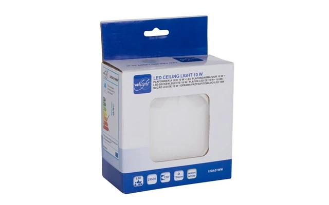 PLAFÓN LED DE 10 W - REDONDO - COLOR BLANCO CÁLIDO