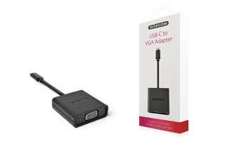 Adaptador USB-C Macho - VGA Hembra Negro - Sitecom CN-361