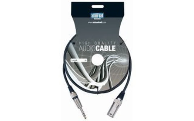 Adam Hall - Cable balanceado 10m macho XLR a 6.3mm stereo jack