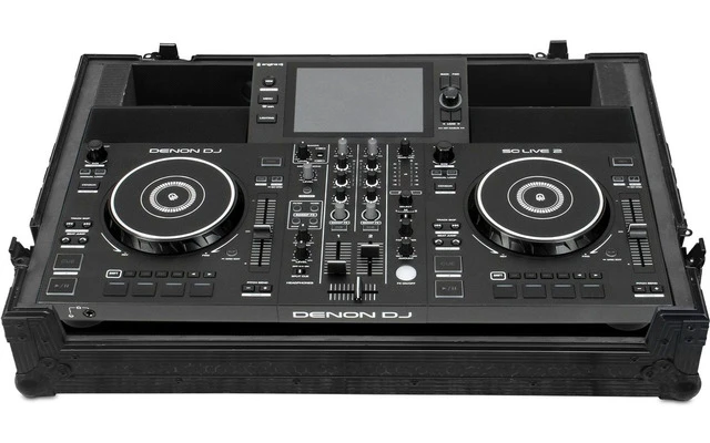 UDG Ultimate Flight Case Denon DJ SC LIVE 2 Black Plus (Ruedas)