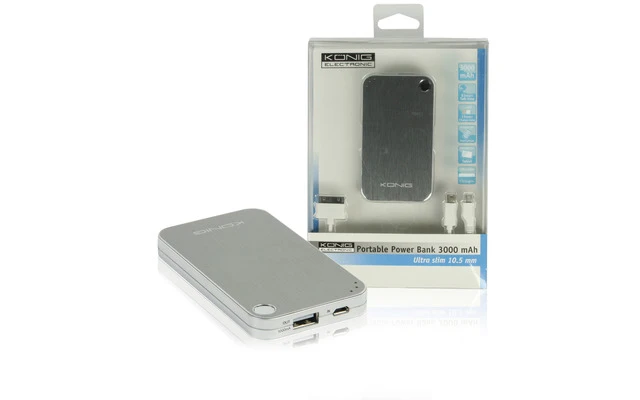 Batería de reserva portátil USB de 3000 mAh