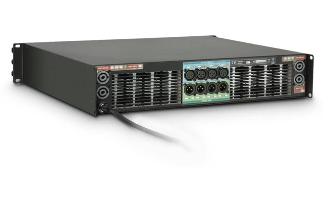 Ram Audio W 9044 DSP E AES Amplificador de PA 4 x 2200 W 4 Ohmios con Módulo DSP con Entrada dig